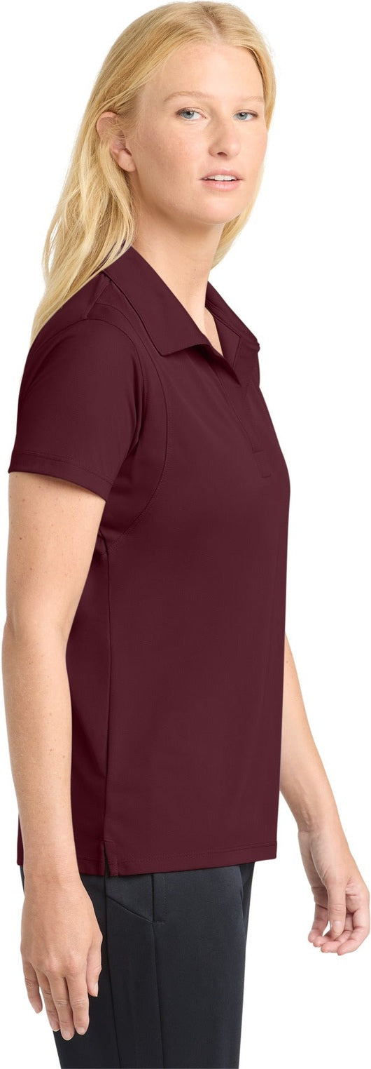 Maroon Sport-Tek Women's Micropique Sport-Wick Polo. LST650