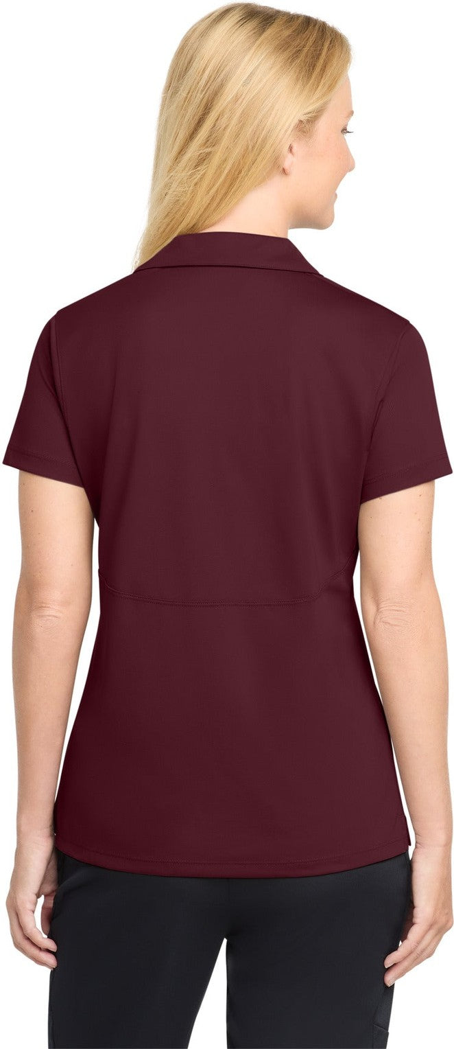 Maroon Sport-Tek Women's Micropique Sport-Wick Polo. LST650