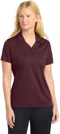 Maroon Sport-Tek Women's PosiCharge Micro-Mesh Polo. LST680