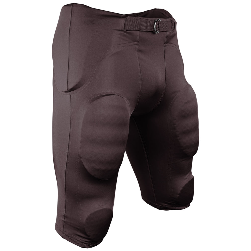 MAROON Terminator 3 Integrated Football Pant w/Built-in Pads