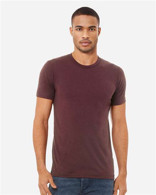 Maroon Triblend Triblend Tee - 3413