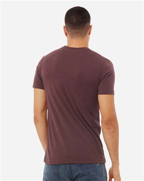 Maroon Triblend Triblend Tee - 3413