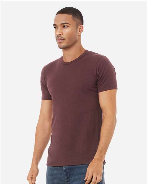 Maroon Triblend Triblend Tee - 3413