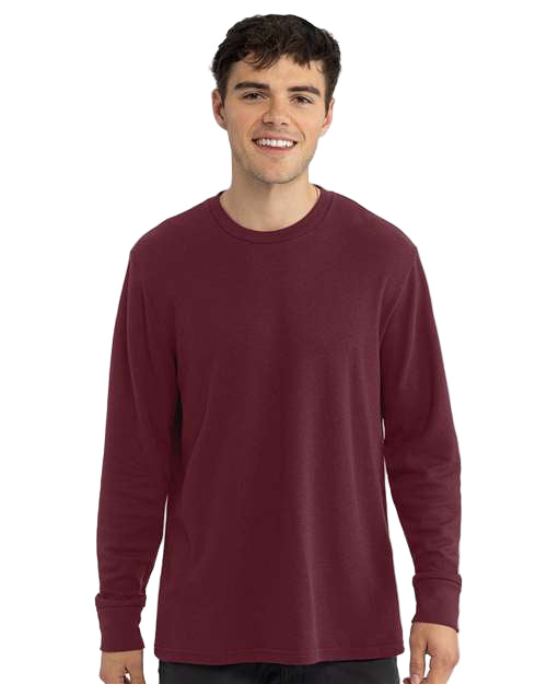 Maroon Unisex Ideal Thermal Long Sleeve T-Shirt - 8211