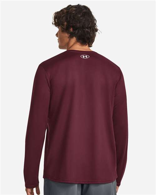 Maroon/ White Team Tech™ Long Sleeve T-Shirt - 1376843