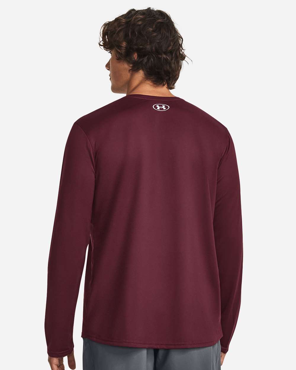 Maroon/ White Team Tech™ Long Sleeve T-Shirt - 1376843