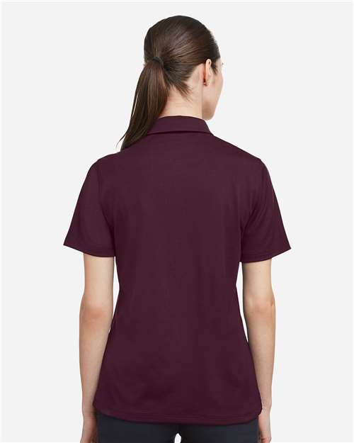 Maroon/ White Women's Tech™ Polo - 1370431 plain