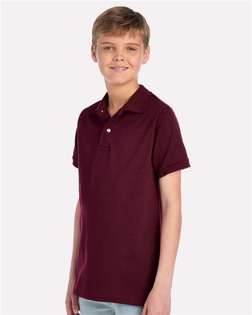 Maroon Youth Dri-Power® Polo - 437K
