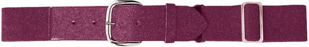 MAROON YOUTH ELASTIC BASEBALL BELT