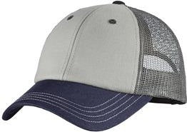 Maroon/Char/Gy District Tri-Tone Mesh Back Cap DT616