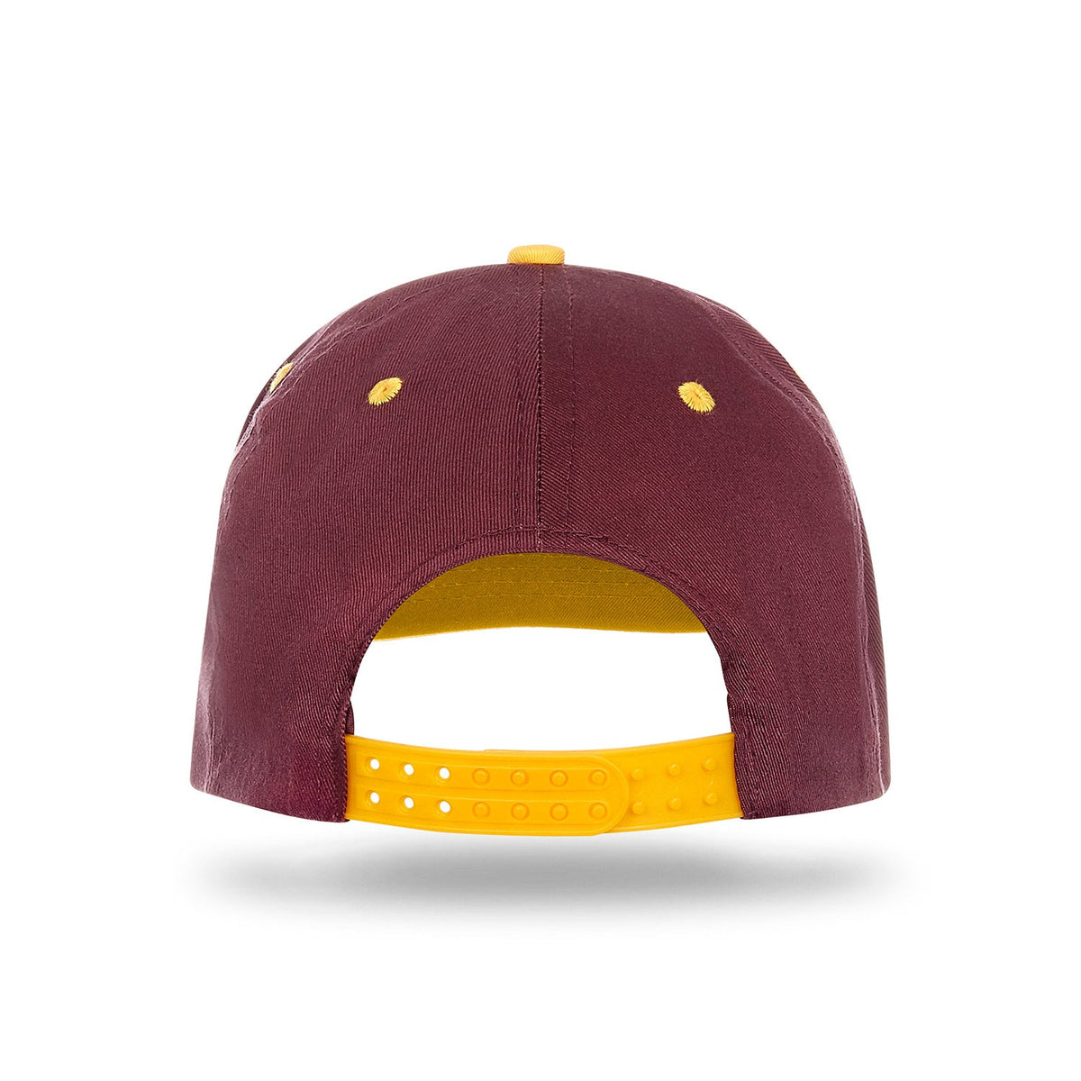 Maroon/Gold 6 Panel Pro Twill, 2-Tone
