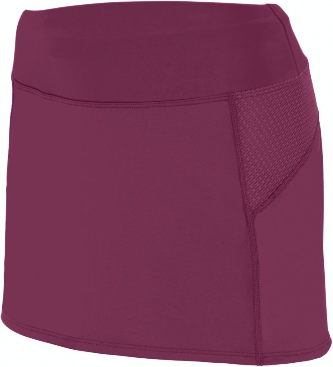 MAROON/GRAPHITE LADIES FEMFIT SKORT