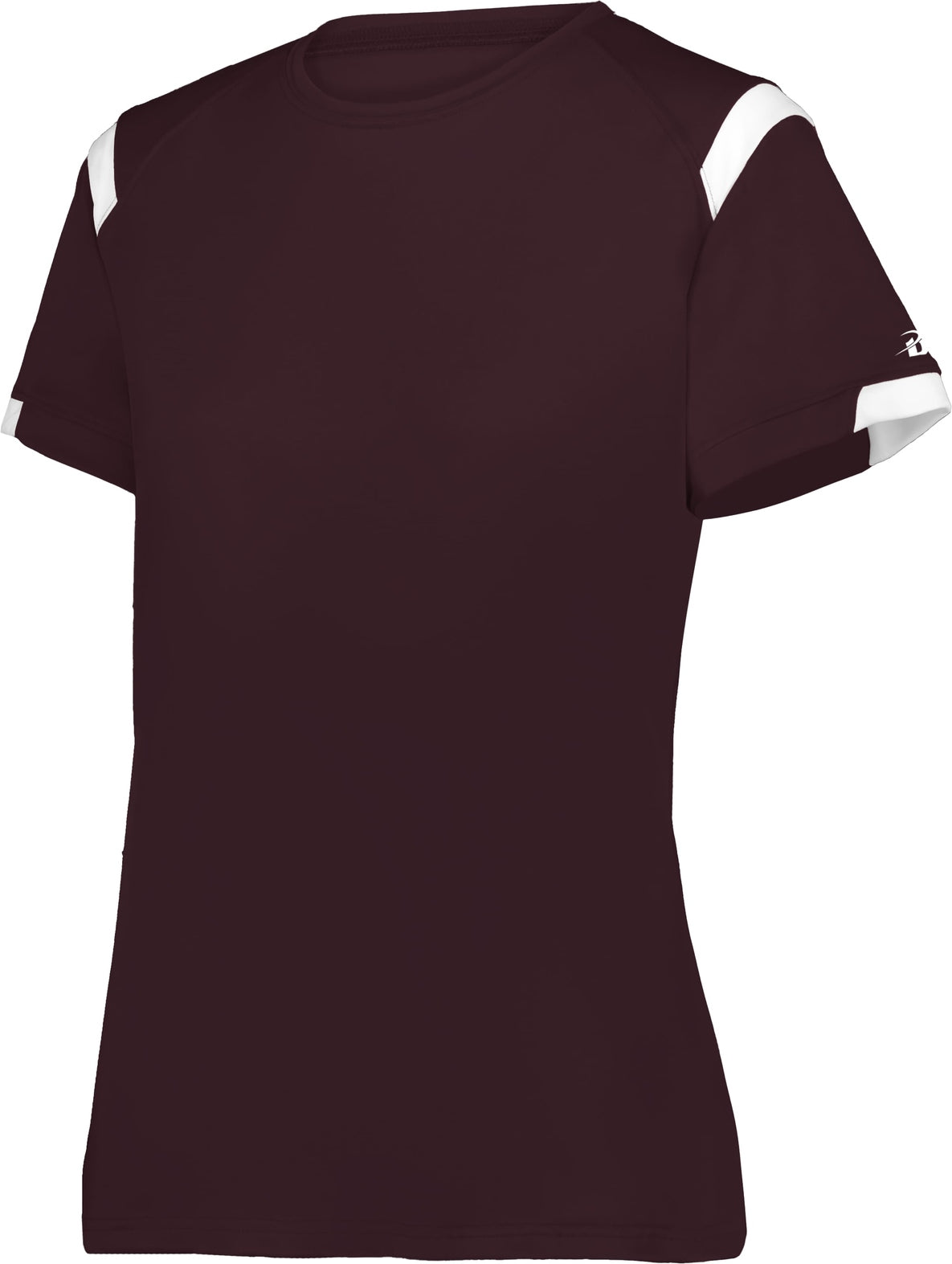 MAROON/WHITE (BA) ON THE RISE LADIES TEE