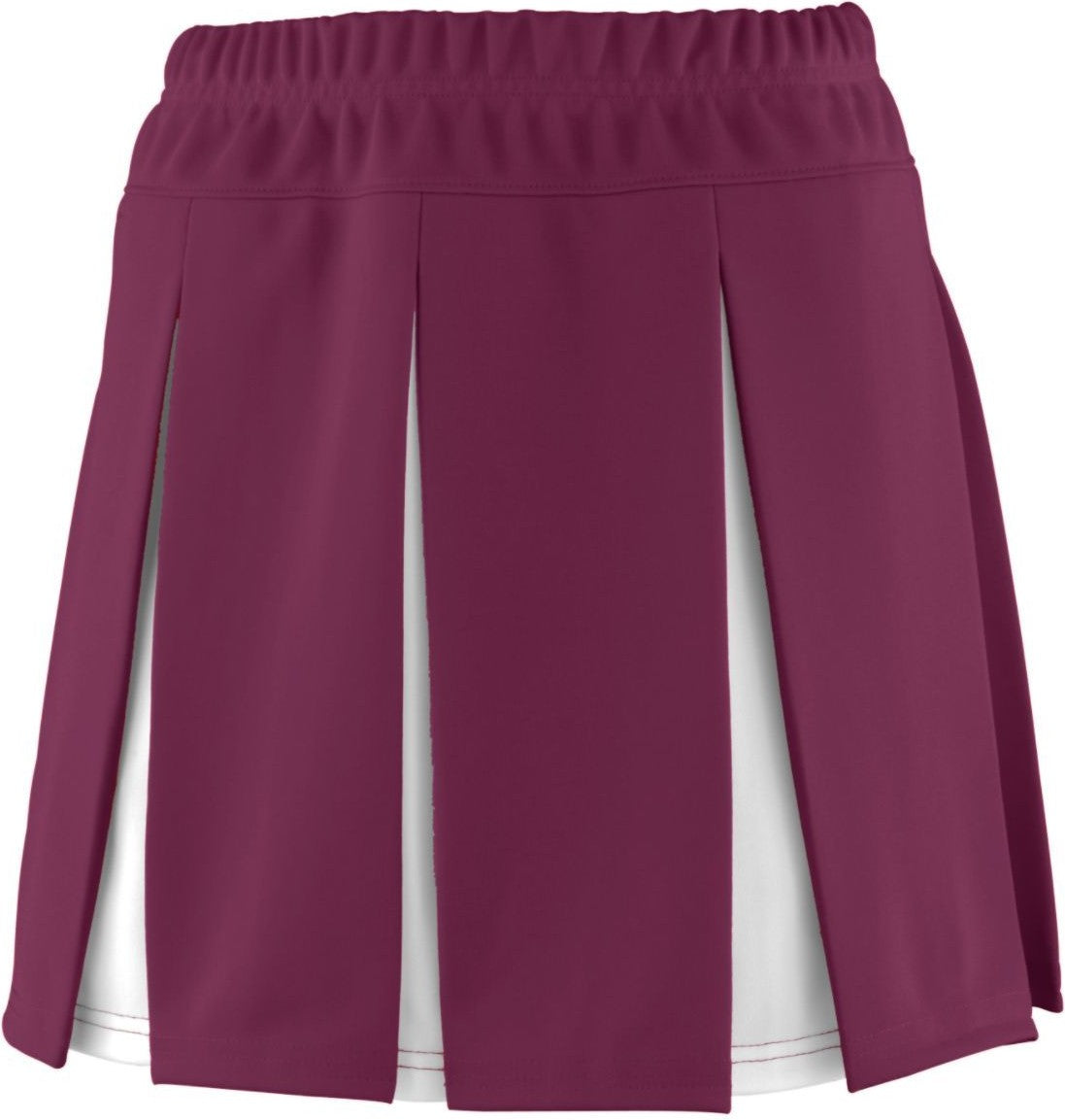 MAROON/WHITE GIRLS LIBERTY SKIRT