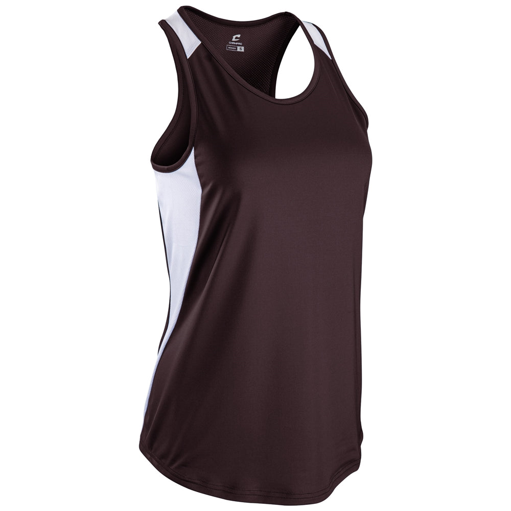 MAROON,WHITE Speed Singlet