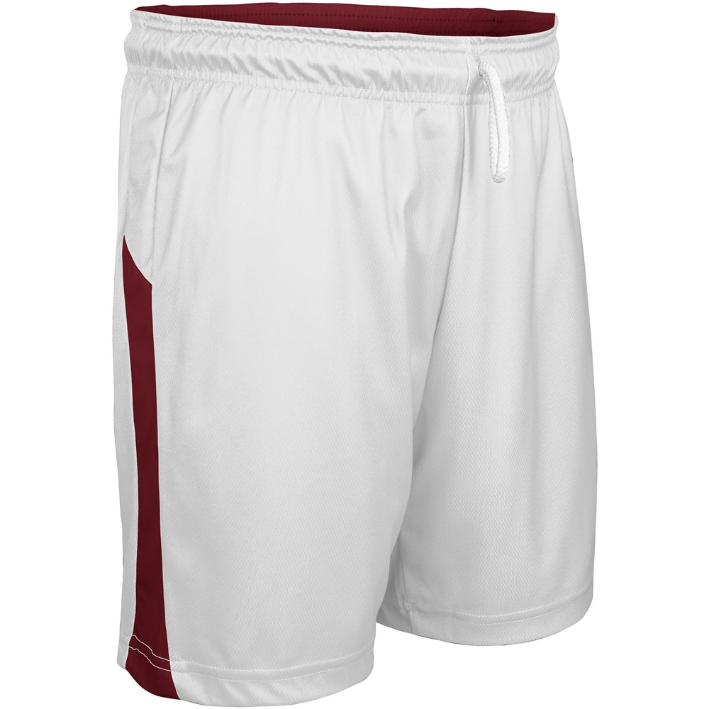 MAROON,WHITE Swish Basketball Shorts