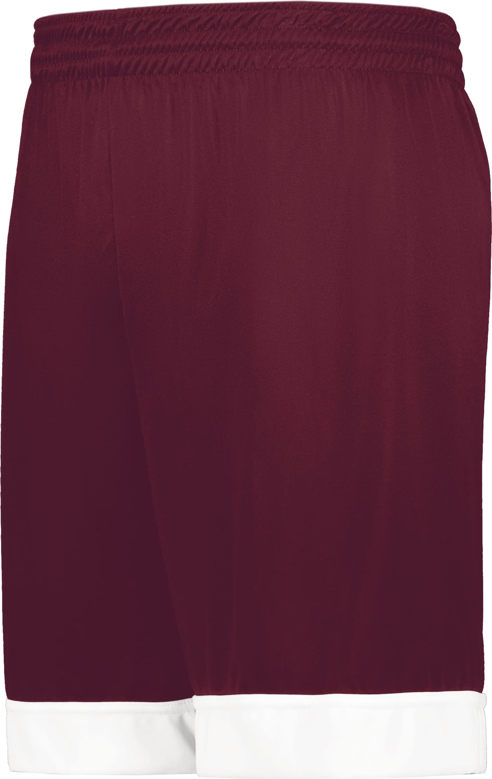 MAROON/WHITE SWISH REVERSIBLE BB SHORT