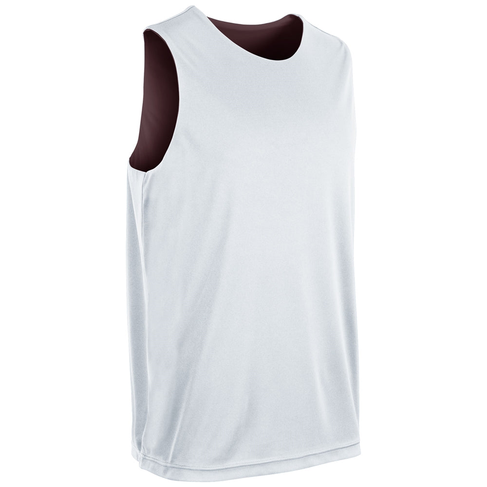 MAROON,WHITE Vision Reversible Basketball Jersey