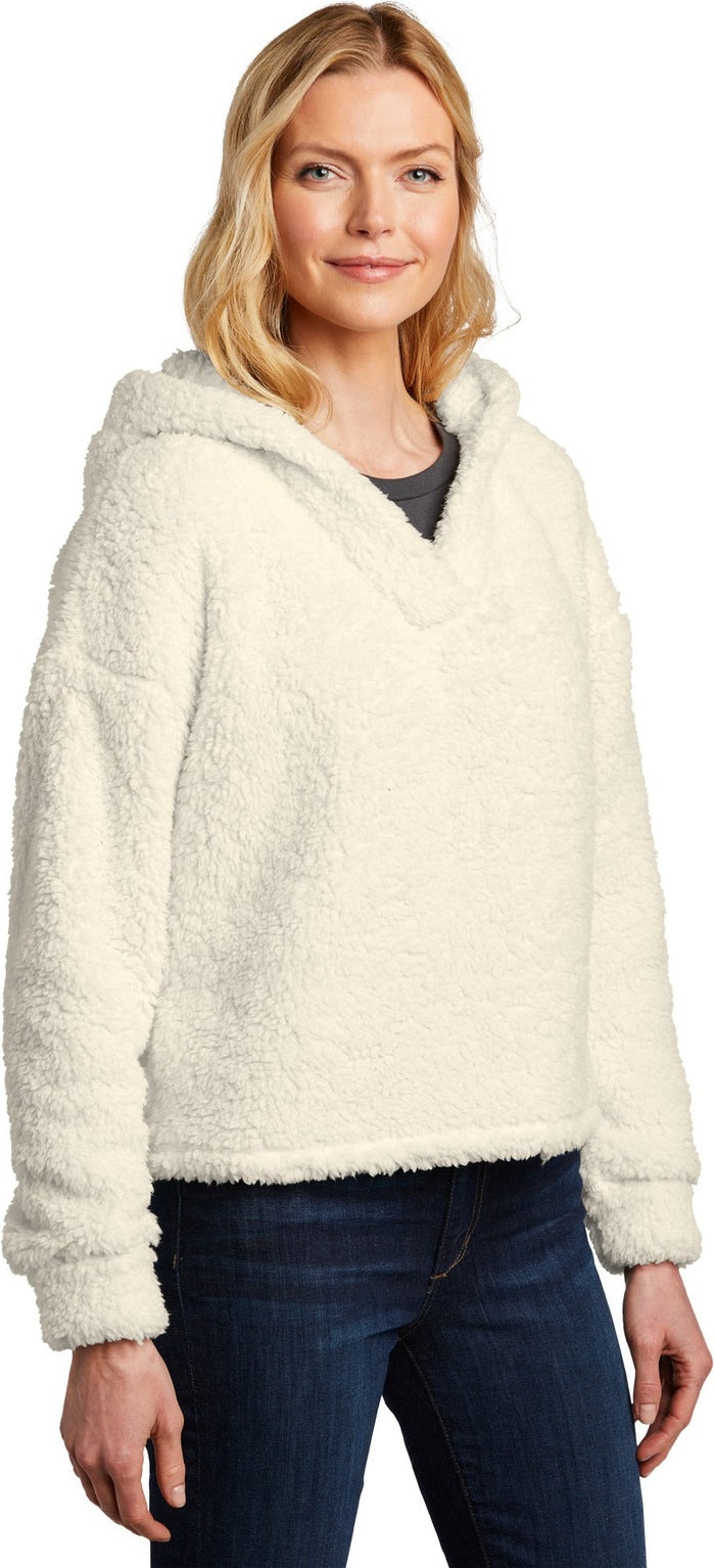 Marshmallow Port Authority Women's Cozy Fleece Hoodie. L132