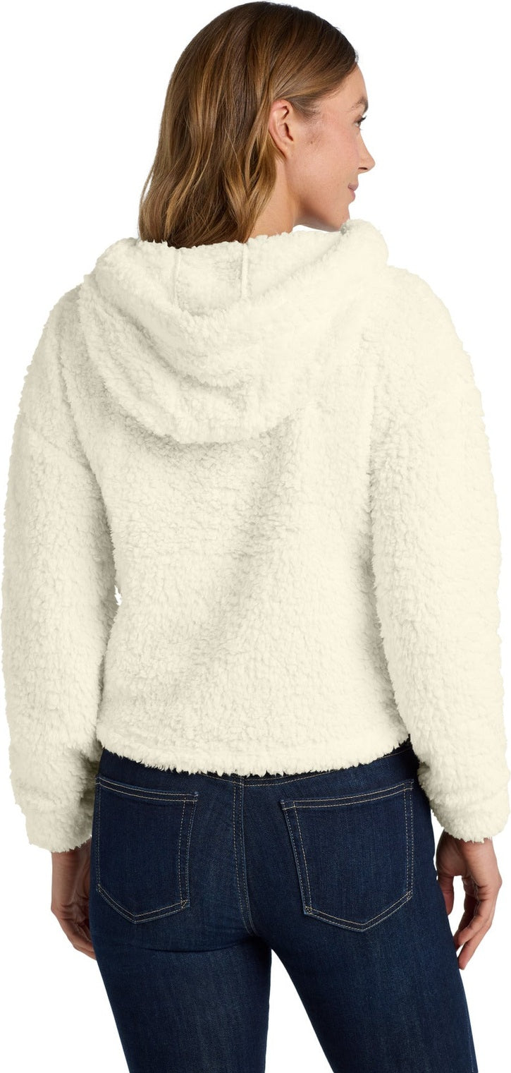 Marshmallow Port Authority Women's Cozy Fleece Hoodie. L132