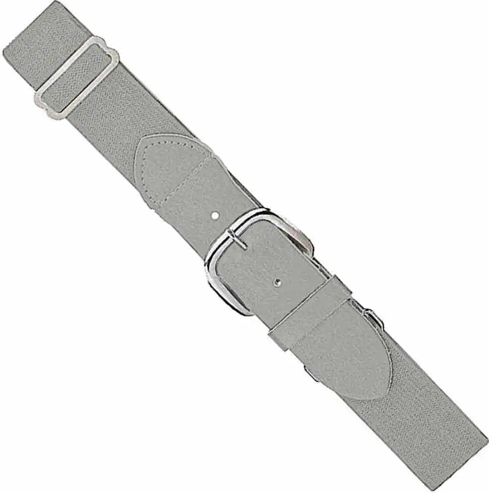 Martin Baseball Leather Tab Adjustable Belts - Gray