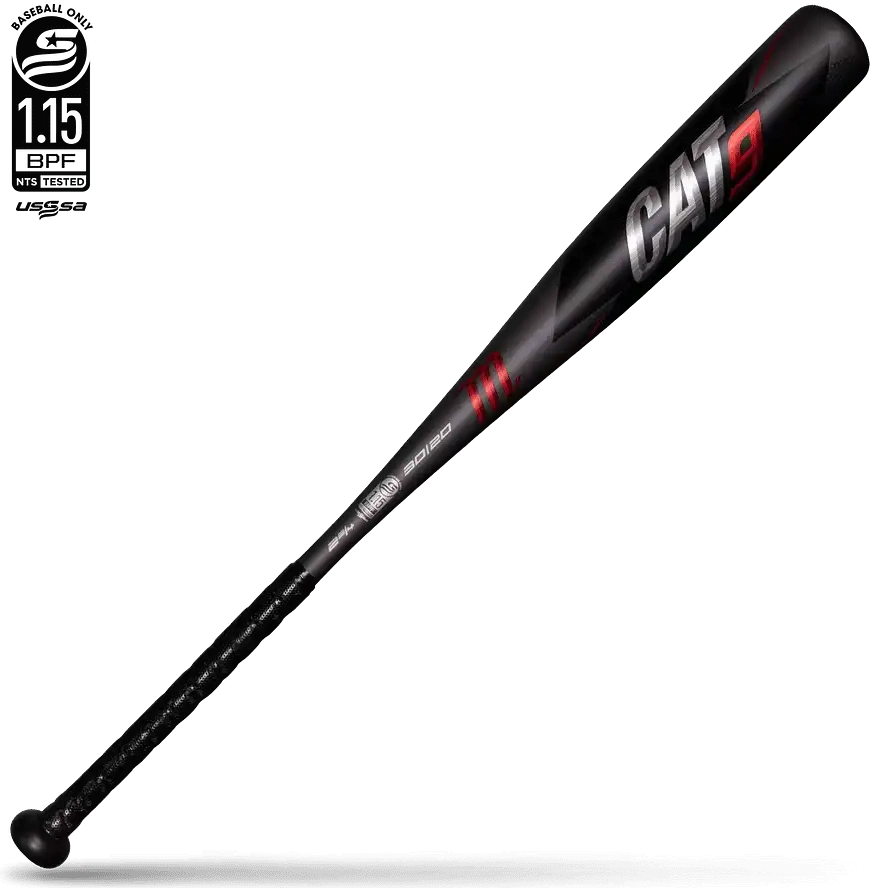Marucci 2021 Cat9 Connect Usssa (-10) Bat Msbcc910 - Black Red Gray - 30’’ - 20.0 Oz