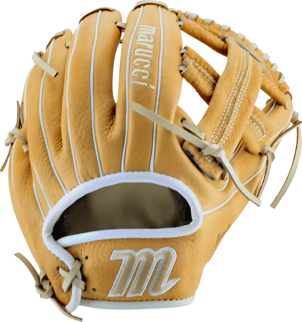 Marucci Acadia m Type V2 11.50’’ Infield Pitcher Glove Mfg2ac43a4 - Camel White - Cork / Right Throw