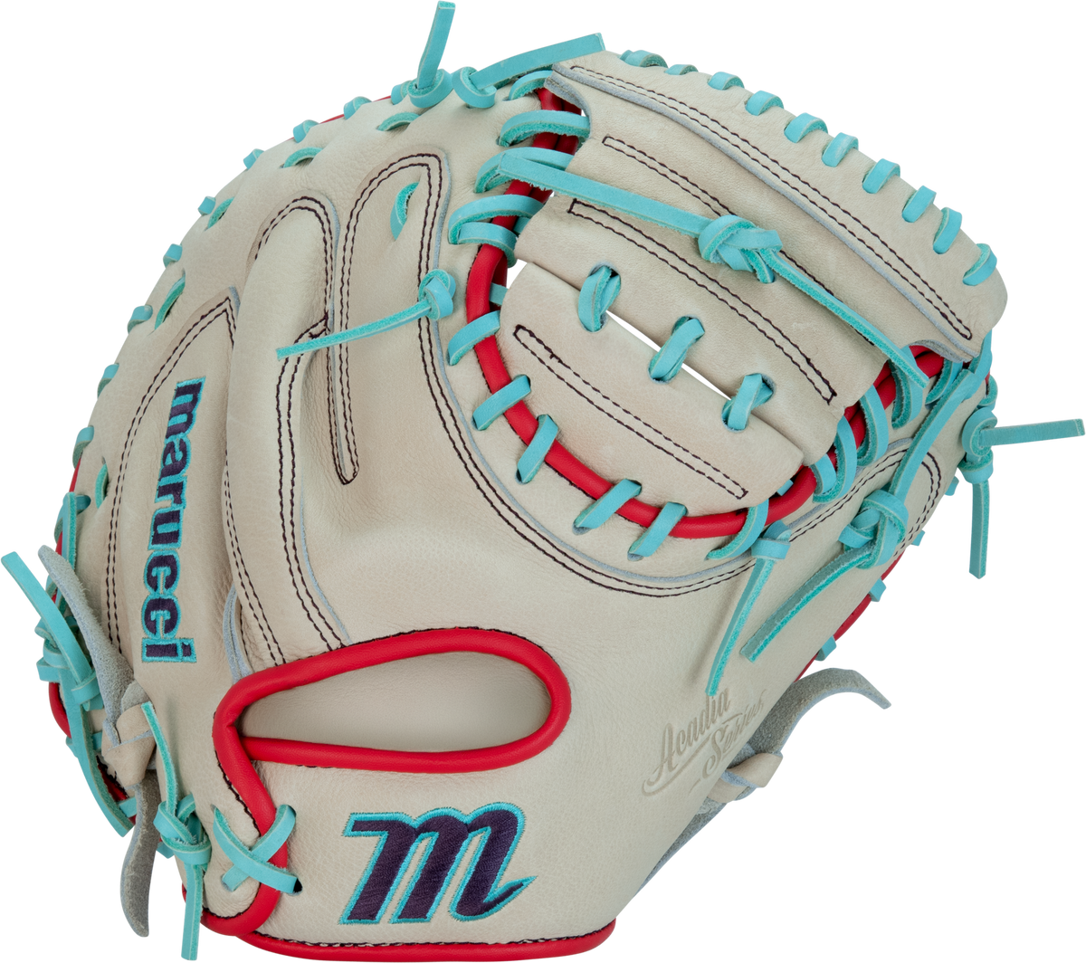 Marucci Acadia Series V3 220c1 32.00’’ Catcher’s Mitt Mfg3ac220c1 - Camel Red - Cork / Right Throw