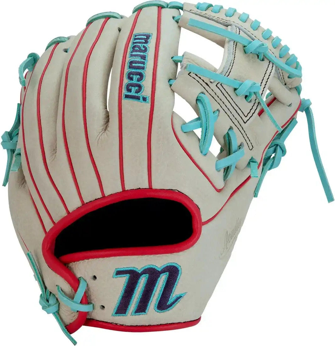 Marucci Acadia V3 42a2 11.25’’ Baseball Infield Glove: Mfg3ac42a2 - Camel Red Mint - Right Throw