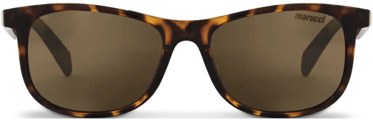 Marucci Attore Lifestyle Polarized Sunglasses Clear Tortoise Amber Gold Brown / one Size Fits Most
