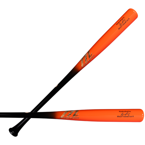 Marucci Austin Riley Ar27 Pro Model Exclusive Maple Bat Mve6rly27 - Fade Black Blaze Orange