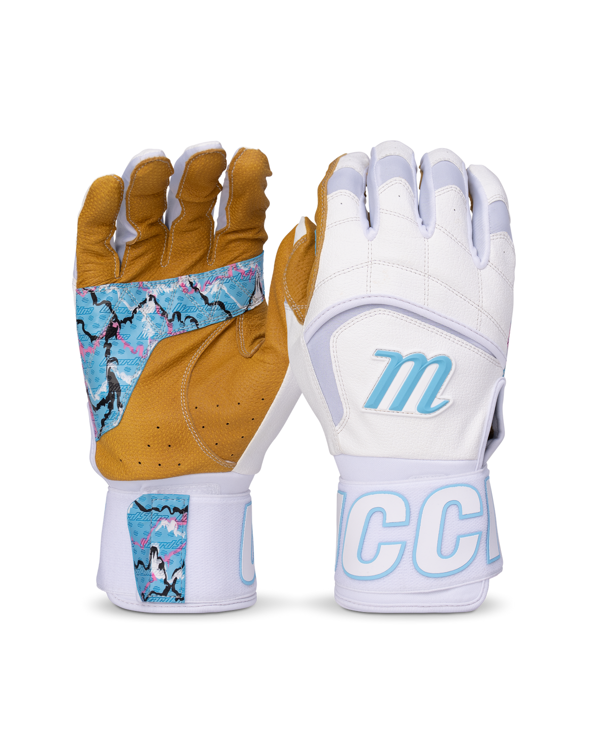 Marucci Blacksmith Tactical Adult Batting Gloves - White Tan