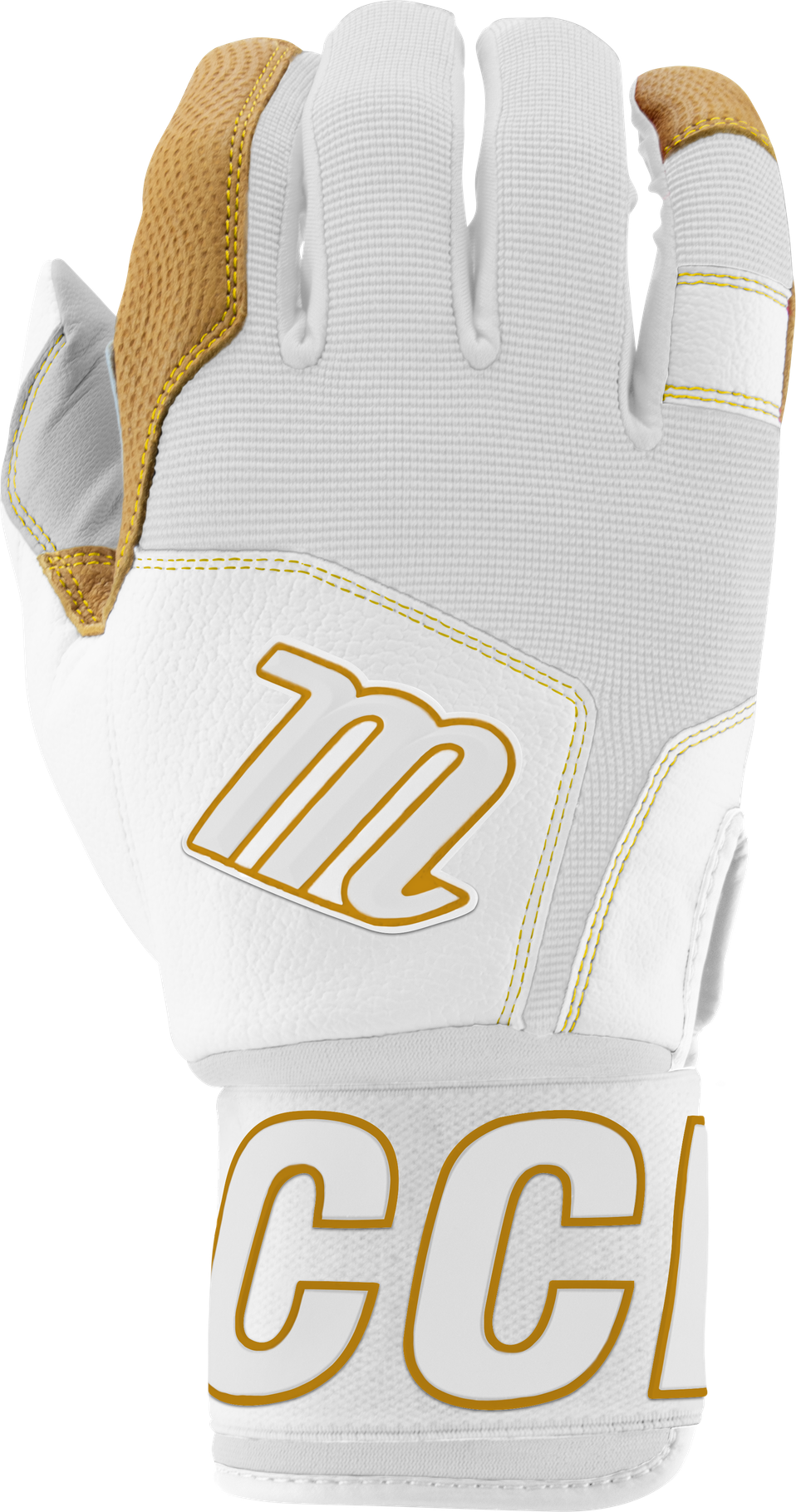 Marucci Blacksmith V2 Baseball Adult Batting Gloves - White