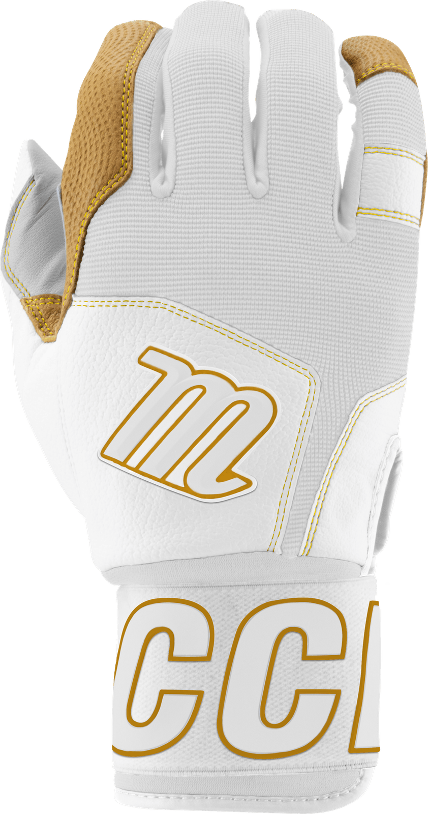 Marucci Blacksmith V2 Baseball Adult Batting Gloves - White