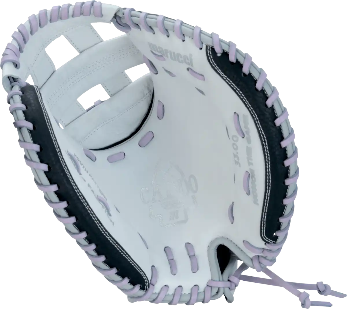 Marucci Caddo V2 33.00’’ Fastpich Catcher’s Mitt Mfg2cdfp33 - White Black - Right Throw