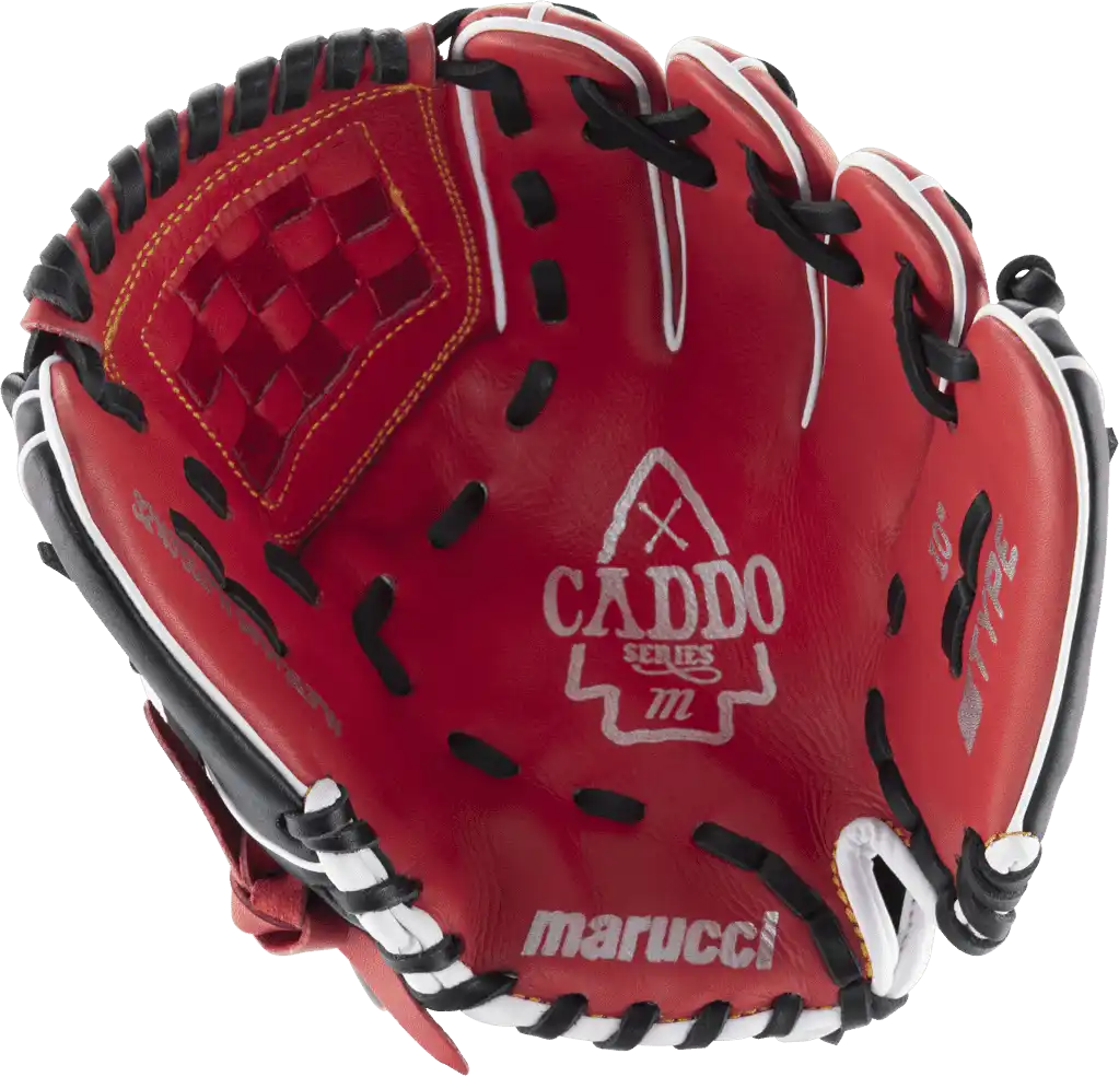 Marucci Caddo V2 Youth 10.00’’ Utility Glove Mfg2cd1000 - Red Black