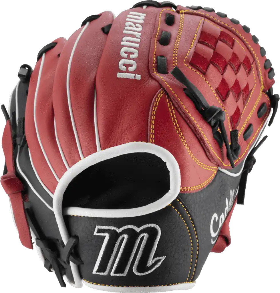 Marucci Caddo V2 Youth 10.00’’ Utility Glove Mfg2cd1000 - Red Black