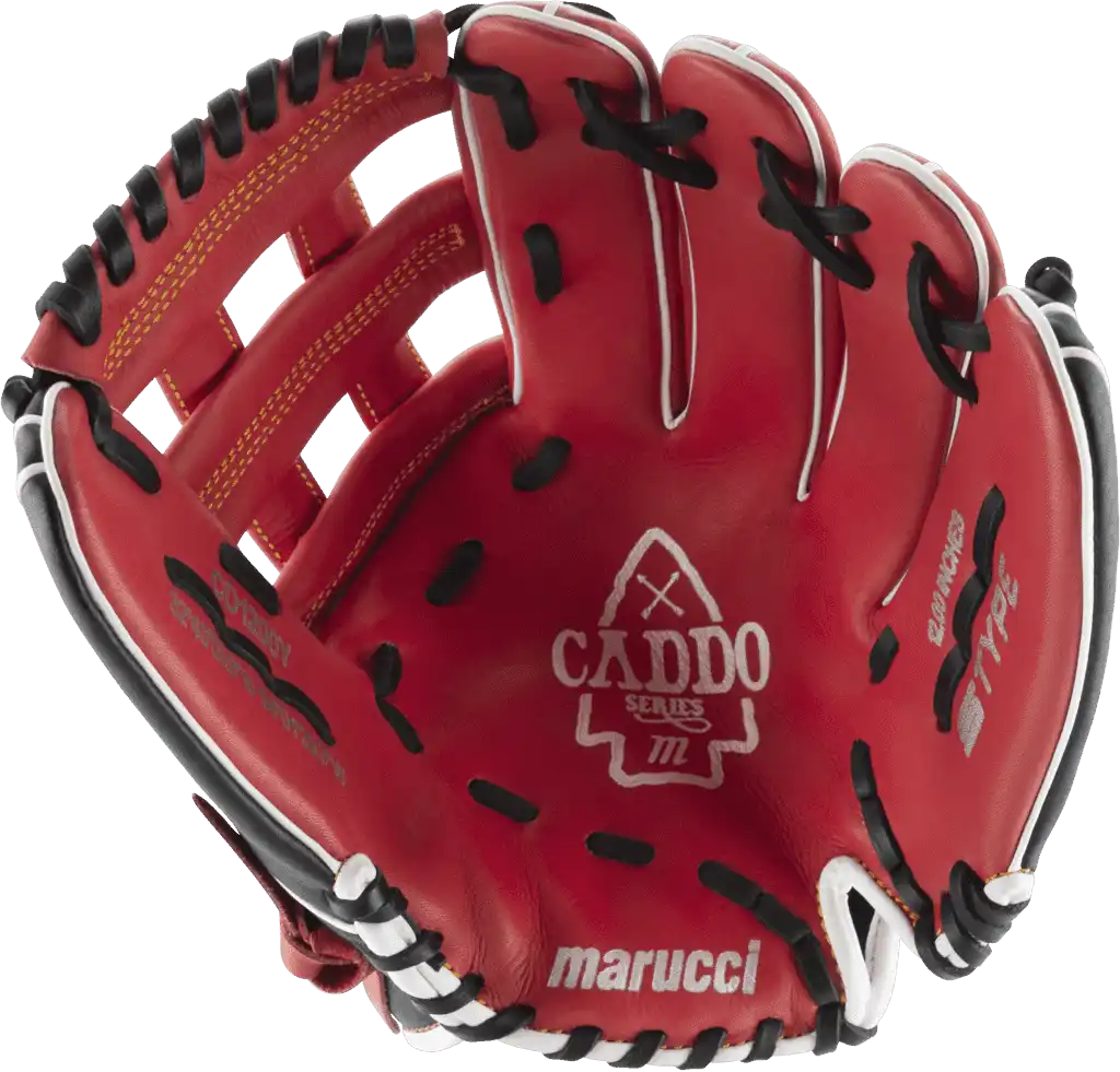Marucci Caddo V2 Youth 12.00’’ Utility Glove Mfg2cd1200 - Red Black - Right Throw
