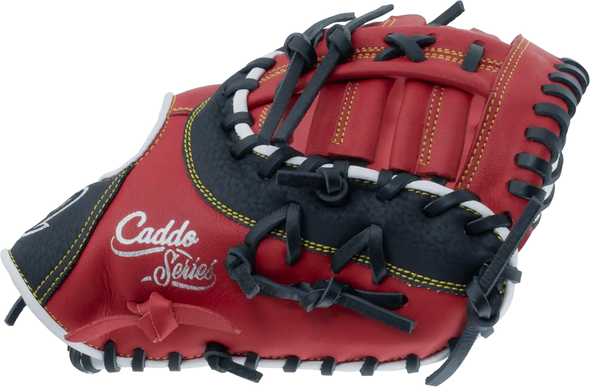 Marucci Caddo Youth 11.50’’ 1st Base Mitt Mfg2cd1150fb - Red Black - Right Throw