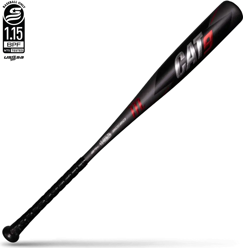 Marucci Cat9 Senior League (-10) 2 3/4’’ Bat - Black Red