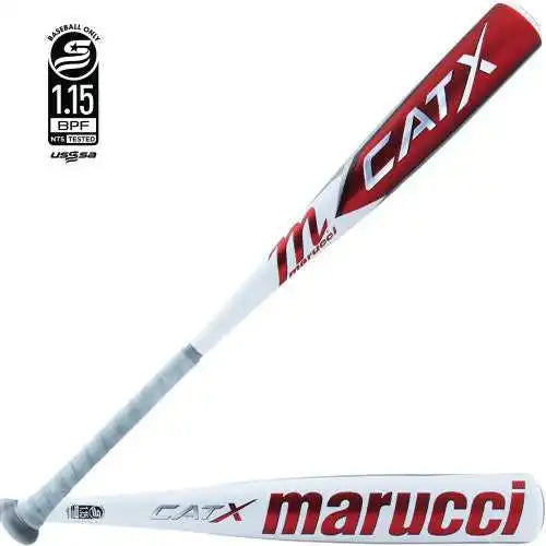 Marucci Catx Usssa (-10) Bat - White Red