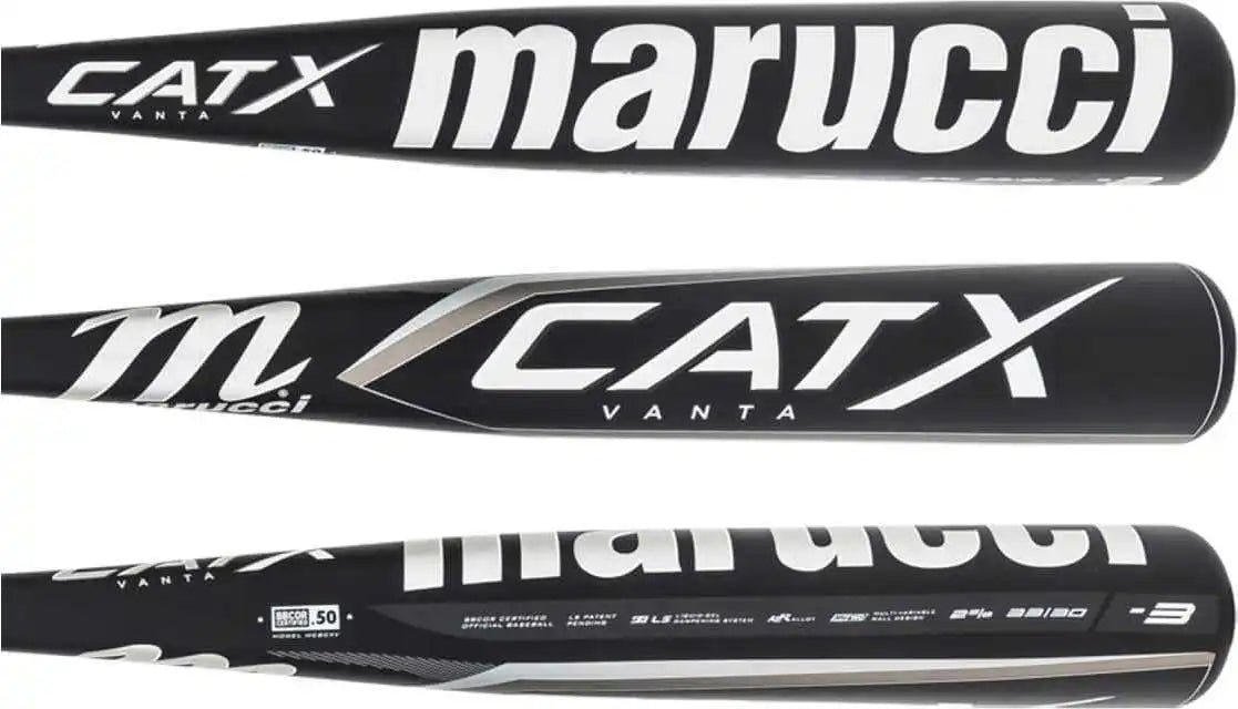 Marucci Catx Vanta Bbcor (-3) Bat - Black White