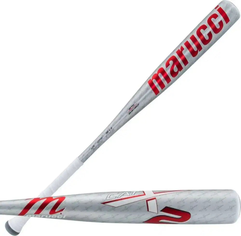 Marucci Catx2 Bbcor (-3) Bat - Silver Red
