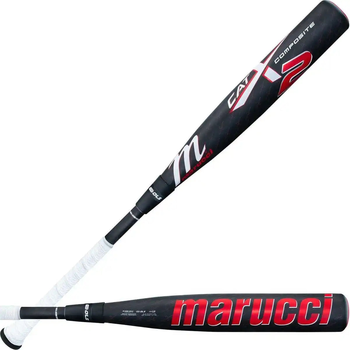 Marucci Catx2 Composite Bbcor (-3) Bat - White Black Red