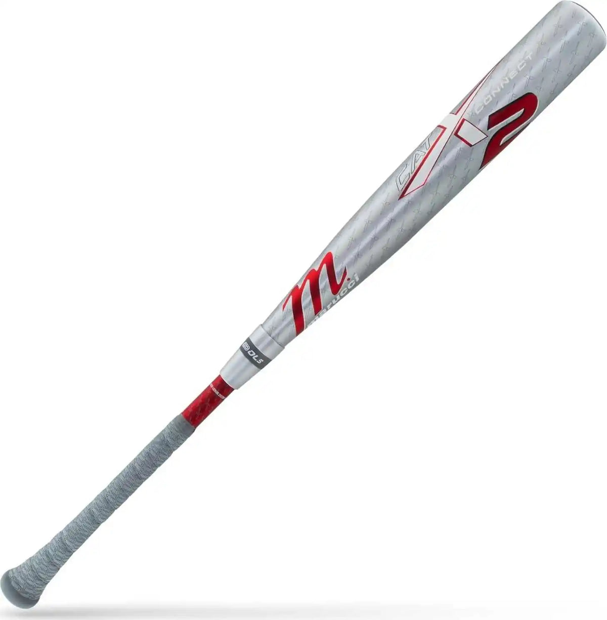 Marucci Catx2 Connect Bbcor (-3) Bat - Silver Red