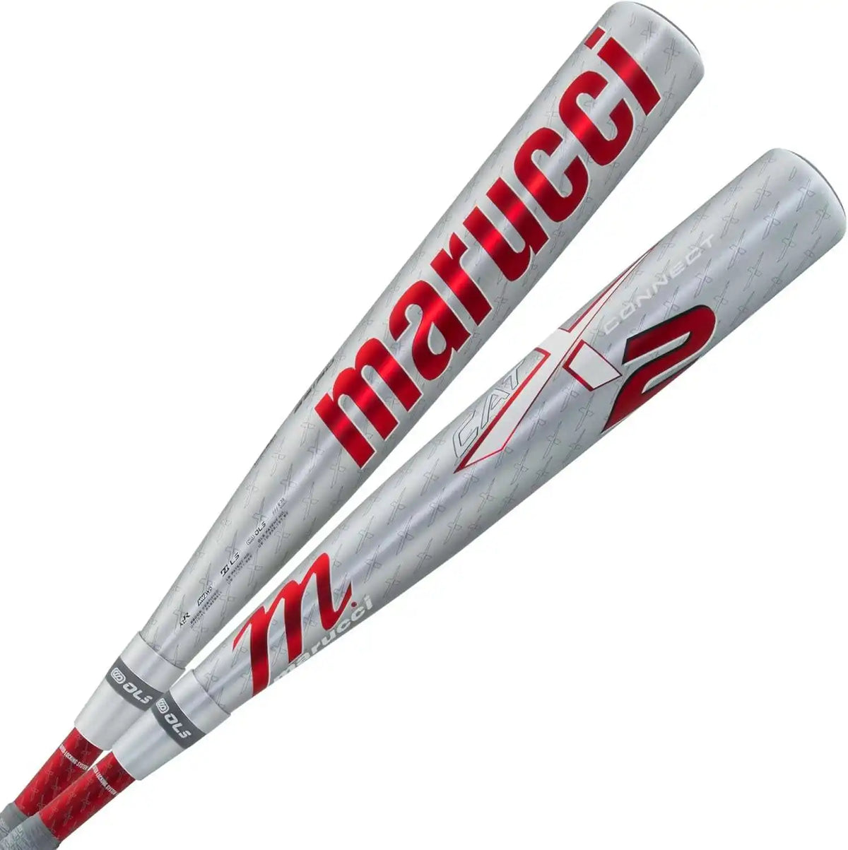 Marucci Catx2 Connect Bbcor (-3) Bat - Silver Red