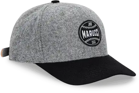 Marucci Clubhouse Flatbill Cap - Gray Black - one Size Fits Most