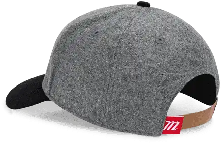 Marucci Clubhouse Flatbill Cap - Gray Black - one Size Fits Most