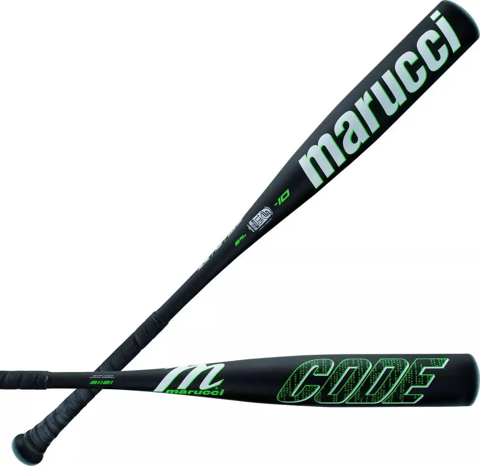 Marucci Code Usssa (-10) Bat - Black Lime