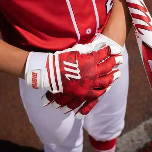 Marucci Crux Batting Glove - Red